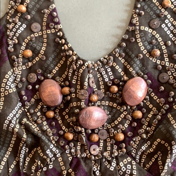 BCBG Beaded Halter Top - Picture 3 of 7